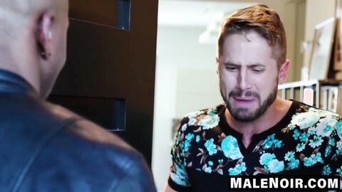 MaleNoir.com - Wesley Woods' birthday includes a throbbing package and anal