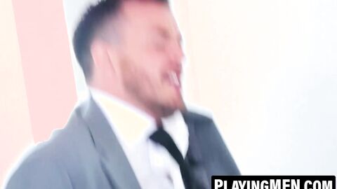 PlayingMen.com - Franky Fox rides Gustavo Cruz's massive cock