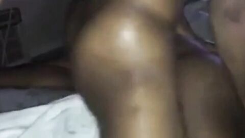 Black Guy Moans in Pleasure During Bareback Sex with Big Cock
