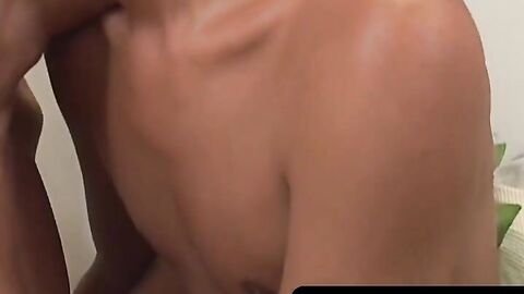OTBXXX.com - Bottom twink takes a thick dick up his ass while shooting big load of hi