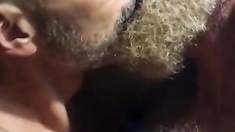 Resisting Kiss, But Not For Long