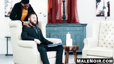 MaleNoir.com - Ziggy Banks and Marquee's blowjobs and ass worship