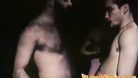 This scene between gay Jacques Morali and Jerome overflows with cock