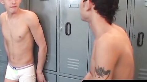 OTBXXX.com - Twink uses his cock bouncing skills to make his friend