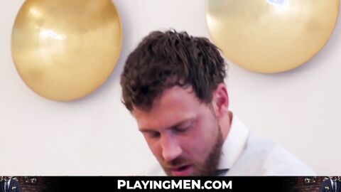 PlayingMen.com - Guys in suits bang after nice business meeting with