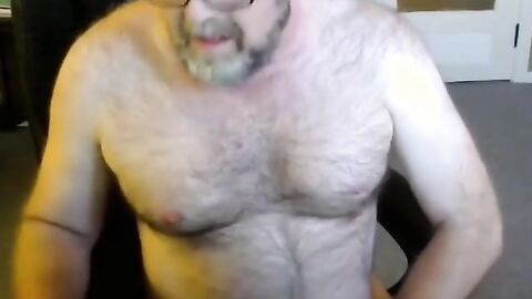 Daddy Bear Eats His Own Cum Amateur Amateur
