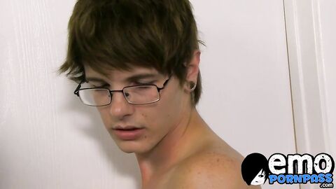 Twink makes a guy lick his ass and suck him off before anal