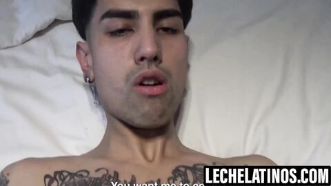 LecheLatinos.com - Bryan's wet ass stretched by a massive cock