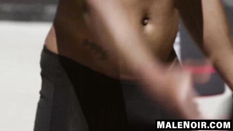 MaleNoir.com - Danny Gunn's private ass-stretching session with