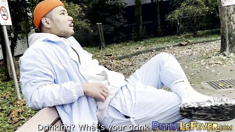 Introduction of Janapese amateur Rio who tugs his cock for us