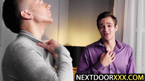 NextDoorXXX.com - Jayden Marcos fucks Nich Thompson to release jizz