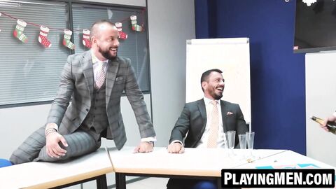 PlayingMen.com - Drew Dixon's massive cock taken by hot Sir Peter in