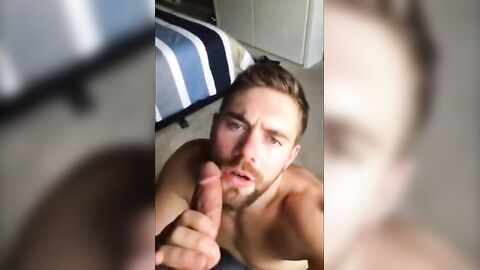 Sucking a Thick Cock - Amateur Hunk Blowjob