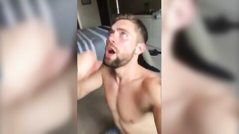 Sucking a Thick Cock - Amateur Hunk Blowjob
