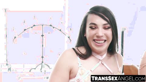 TransSexAngel.com - Kasey Kei and Sophia Burns' pre-fuck chat reveals