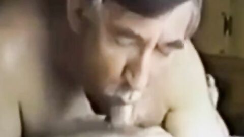 Older Gay Man Sucks and Swallows