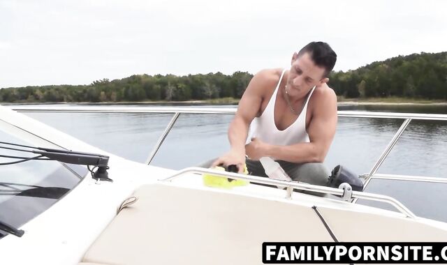 FamilyPornSite.com - I splash my cum on Jack Valor's tight ass