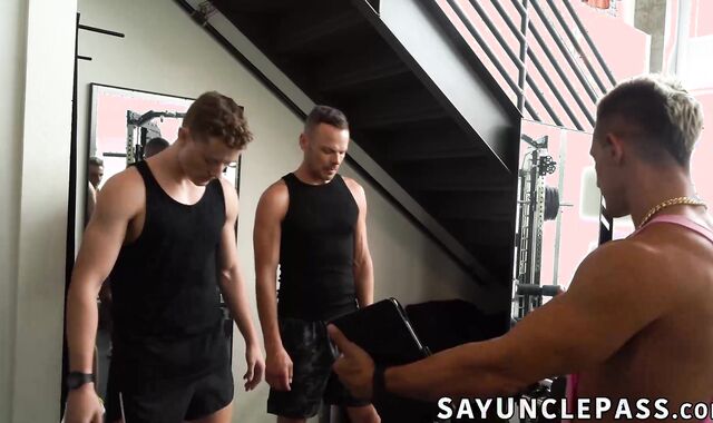 Jax Thirio makes freeuse Aaron Allen and Trent Summers big dick and ass