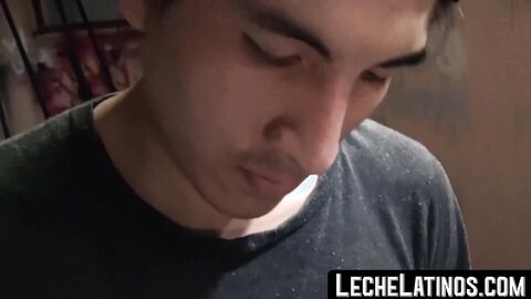 LecheLatinos.com - Cute young Latino's gay awakening after an intense bareback fuck