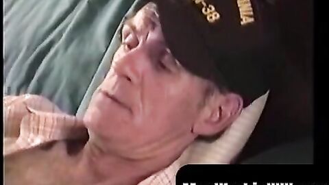 MenWorkinXXX.com - Old John enjoys stroking his small hairy prick alone