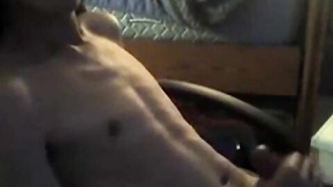Skinny Twink's Big Cock Webcam Solo