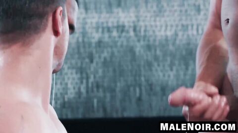MaleNoir.com - Beau Reed and two friends take their bond to threesome level