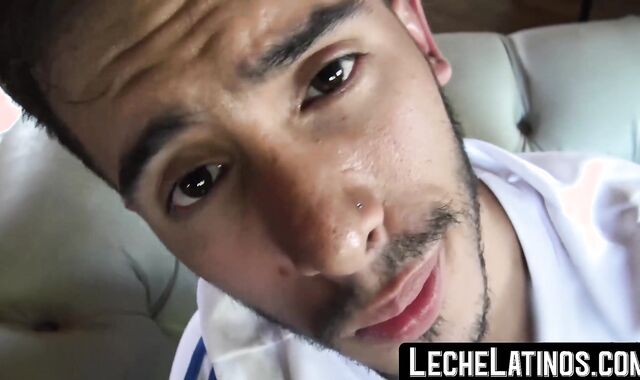 LecheLatinos.com - Cock ring-clad Latino's hard, raw POV pounding of a fresh, tight a
