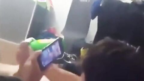 Asian Twink Cums While Watching Porn