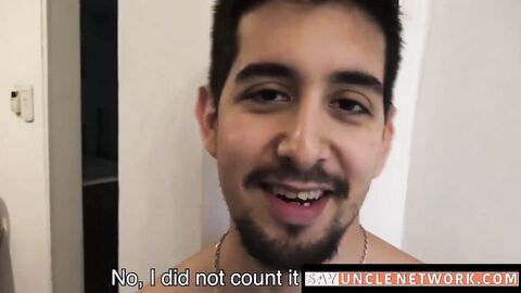 SayUncleNetwork.com - Gay for pay Latino's bareback session with a POV blowjob