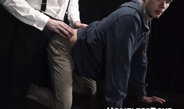 Legrand Wolf's dildo fucking of athletic Logan Cross's tight ass hole