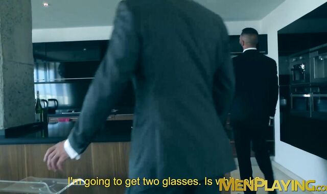 Executives Donato Reyes and Emir Boscatto analriding rough