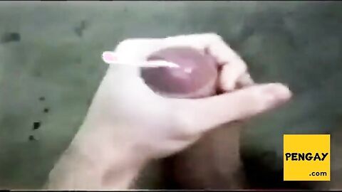 HandJob Fun Outside: Amateur Man Cums Hard!