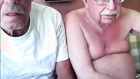 Silver Daddies' Cam Show Amateur Couple