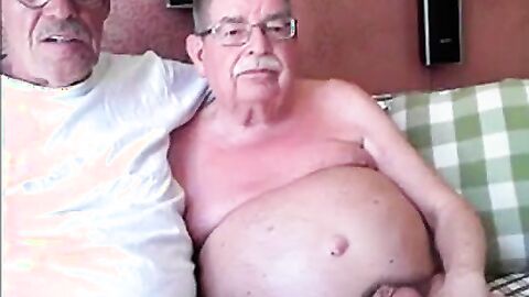 Silver Daddies' Cam Show Amateur Couple
