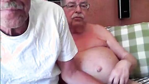Silver Daddies' Cam Show Amateur Couple