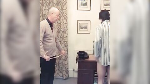 Daddy Headmaster Punishes Twink for Smoking