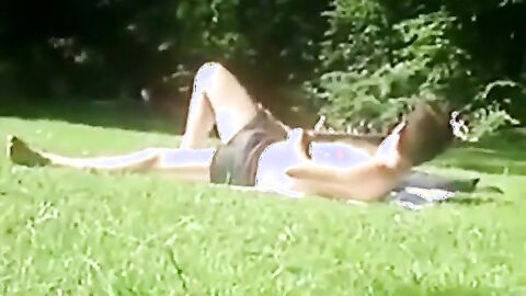 Big-Cock Daddy Wants to Play Outdoors with a Spy