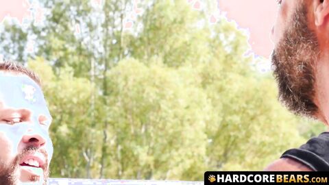 HardcoreBears.com - Beefy daddies Adam Jones and Alete Desco flip fucking raw intense