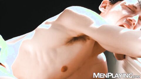 Coworkers Edward Terrant and James Fox relentlessly bareback