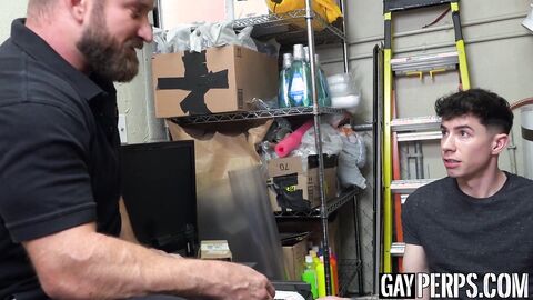 Bruce Jones punishes Vincent OReilly tight ass for stealing