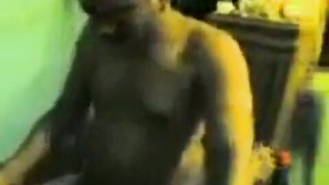 Indonesian Bareback: Smoking Top Fucks Younger Bottom