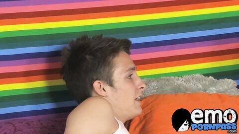 Trampstamp Dustin Revees barebacked by twink cocksucker