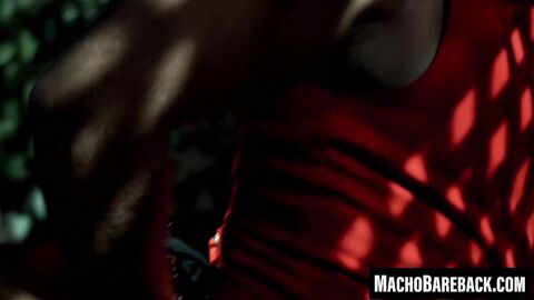 Mars GymBurger is tied up as Pablo Bravo rips his mouth and ass