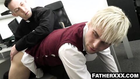 FatherXXX.com - Big cock priest's path to sexual absolution with fuck