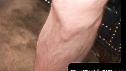 MenWorkinXXX.com - Trucker dude Jason enjoys post-work solo stroking