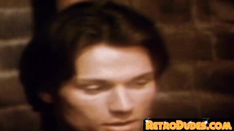 RetroDudes.com - Vintage gay Billy the guy enjoys solo jerk off until