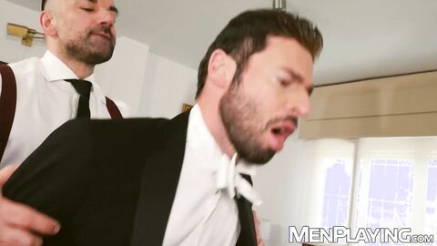 Pianists Dario Beck and Oliver Marinho relentlessly ass breed