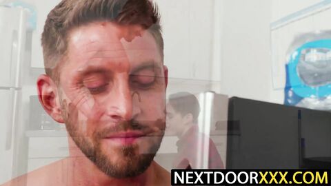 NextDoorXXX.com - Sebastian Sky eats Johnny Ford's ass before pounding