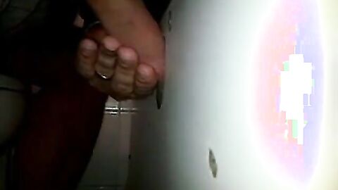 Glory Hole Suck and Swallow Amateur Blowjob