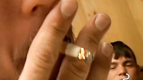 Smoking hot action with seductive twink in the house